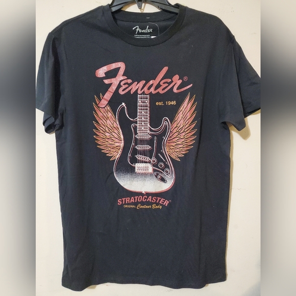 Fender Other - Fender Black Graphic Tee Medium NWT